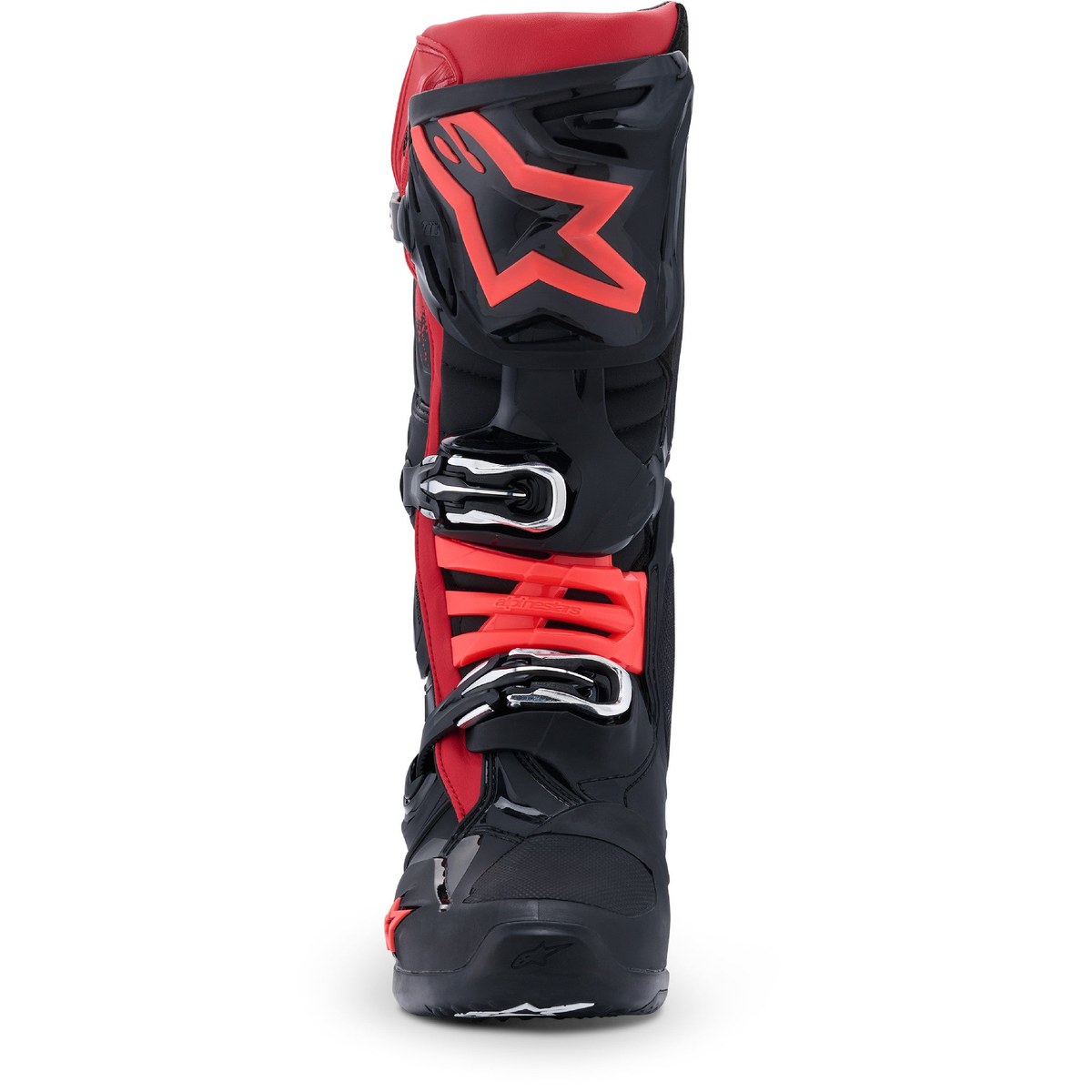 Ботинки Alpinestars Tech 10, черно-красные — фото 2