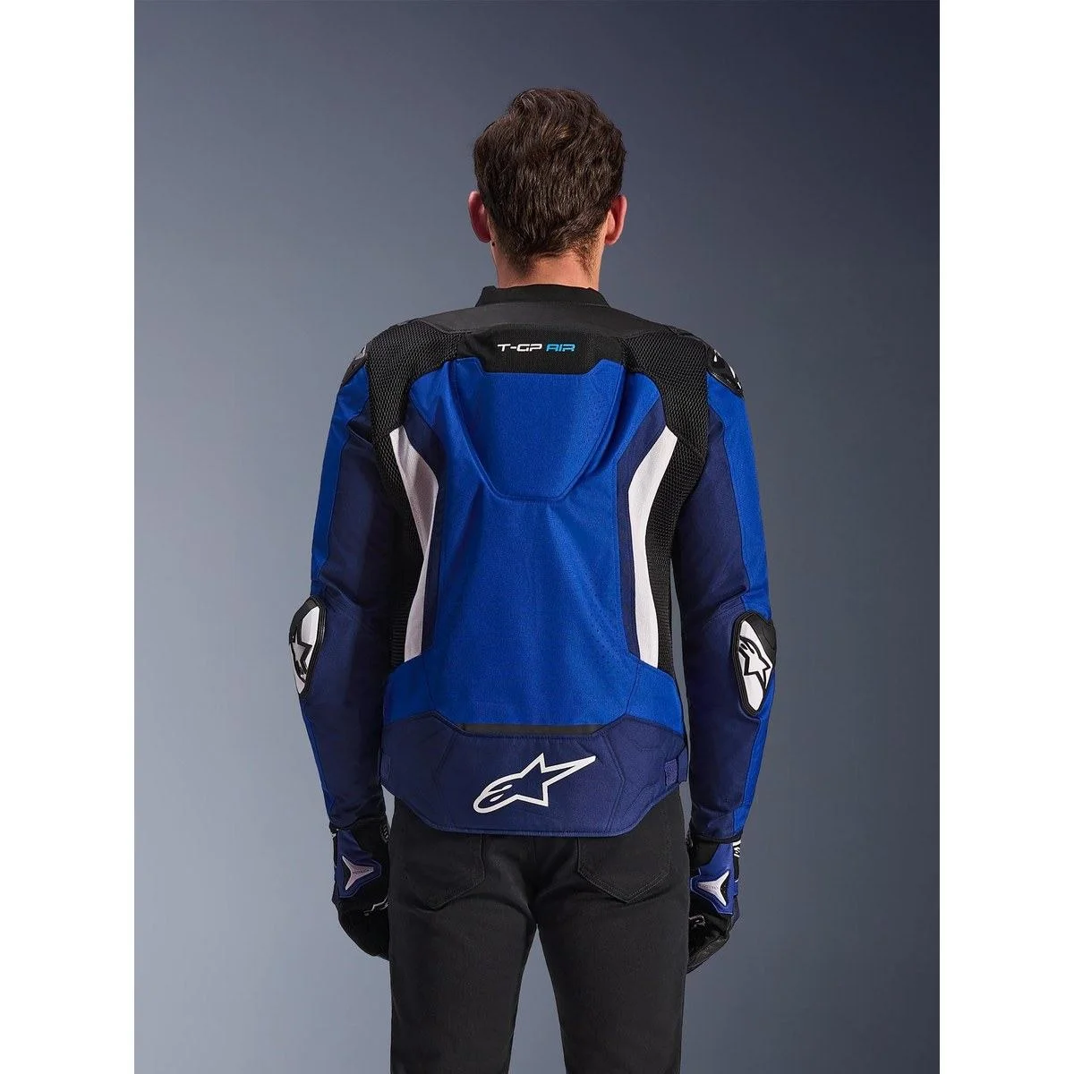 Мотокуртка Alpinestars T-GP Air, синяя — фото 5